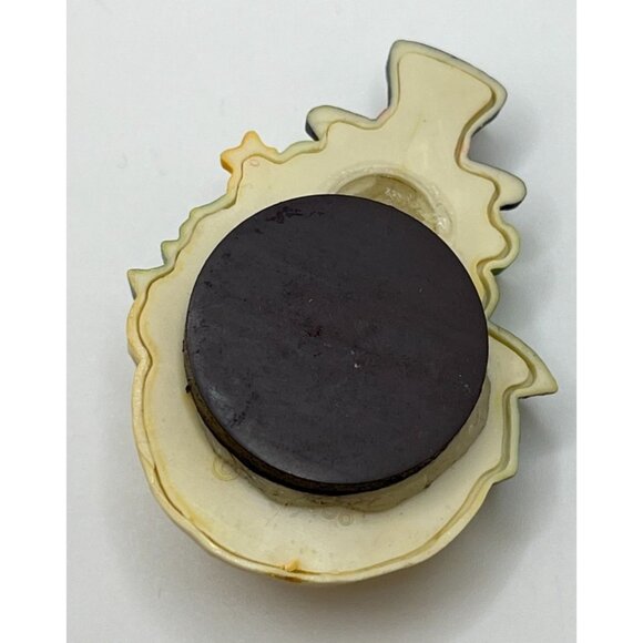 Christmas Snowman Refrigerator Magnet Vintage Decor Top Hat - Picture 3 of 6